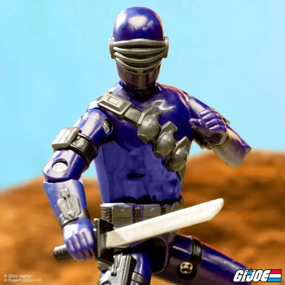 Figurine g.i. joe w03 snake eyes (cartoon) reaction+
